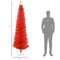 Edge Collections - 7' - Red - Slim Pencil Christmas Tree for Effortless Holiday Decor - 1 Piece